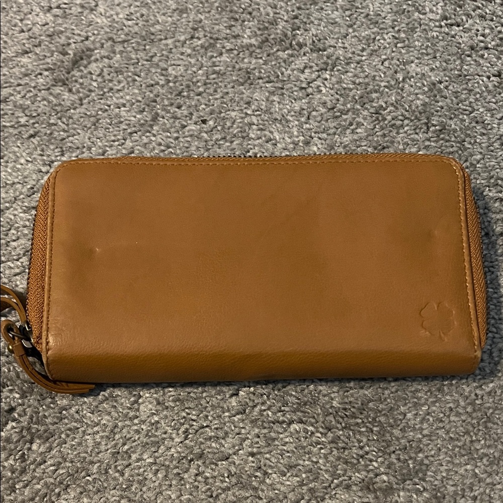 Lucky Brand Tan Leather Wallet